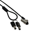 GIZZU 1.8m T-Bar Laptop Cable Lock Master Key Compatible - Evogames