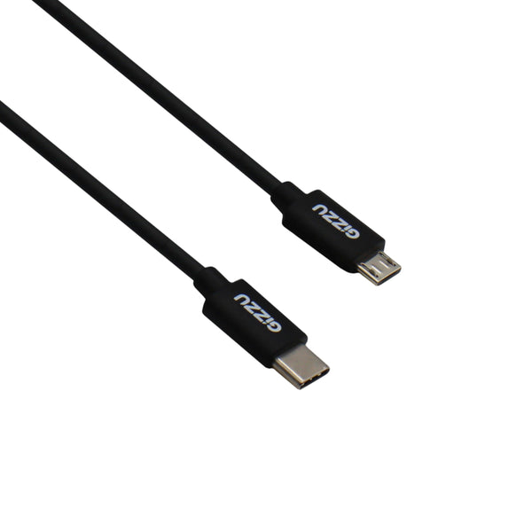 GIZZU USB-C to Micro USB 1m Cable Black - Evogames