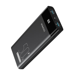 Romoss 20000mah quick charge 50W for Laptop Power Bank BLK - Evogames