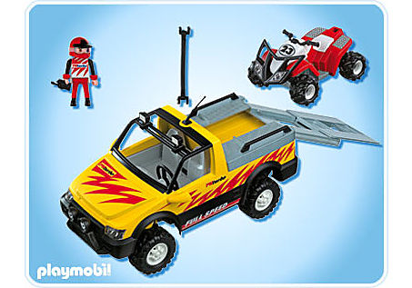 Playmobil R/C Pick-Up Truck With Quad 4228 - Evogames