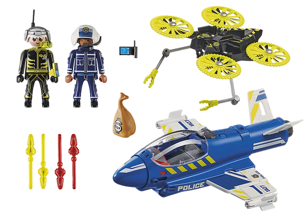 Playmobil Police Jet With Drone 70780 - Evogames