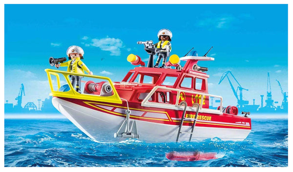 Playmobil Fire Rescue Boat 70147 - Evogames