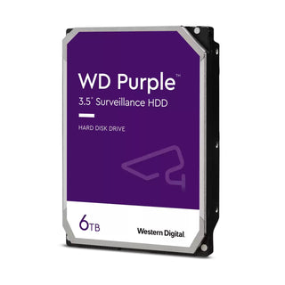 WD Purple 6TB 256MB 3.5" SATA HDD - Evogames